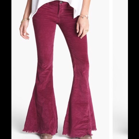 Free People Pants - Free people hippie corduroy pants